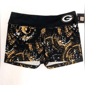 Green Bay Packers yoga shorts size XL